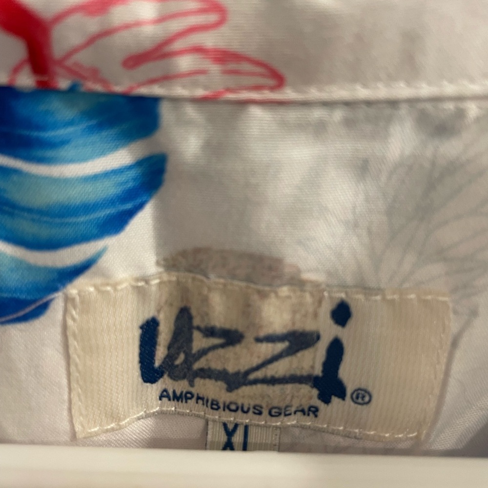 Tropical Flamingo Print Men's Shirt - Picture 3 of 3